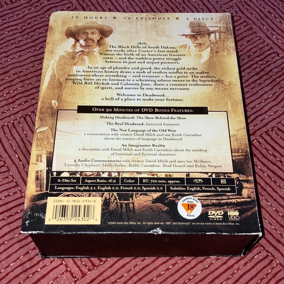 Deadwood: The Complete First Season 6 DVD box set - Picture 4 of 13